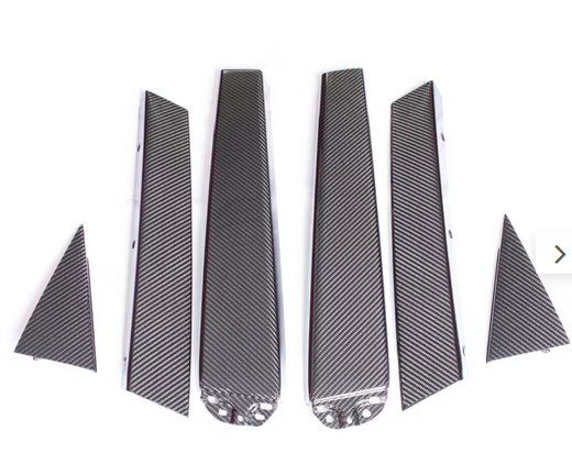 LFX Carbon Säulen Abdeckungen für Audi A4/S4/RS4 B5 Avant